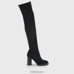 Black Buffalo Madyson Overknee vegan |Boots F06ZHH560