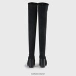 Black Buffalo Madyson Overknee vegan |Boots F06ZHH560 - Image 4