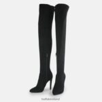 Black Buffalo Marjorie2 Over-the-knee vegan |Boots F06ZHH869 - Image 4