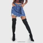 Black Buffalo Marjorie Over-the-knee vegan |Boots F06ZHH103 - Image 2