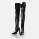 Black Buffalo Marjorie Overknee Mid Boot vegan |Boots F06ZHH823 - Image 4