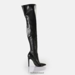 Black Buffalo Marjorie Overknee Mid Boot vegan |Boots F06ZHH823 - Image 5