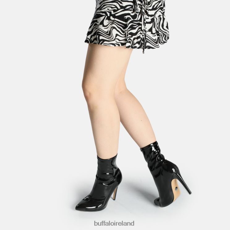 Black Buffalo Marjorie Sockboot Mid Ankle Boot vegan |Boots F06ZHH627 - Image 2