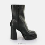 Black Buffalo May Zip Boot Mid Ankle Boot vegan |Boots F06ZHH533 - Image 6