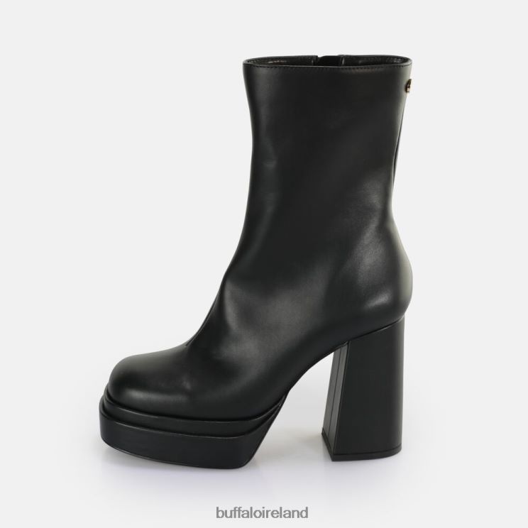 Black Buffalo May Zip Boot Mid Ankle Boot vegan |Boots F06ZHH533 - Image 1