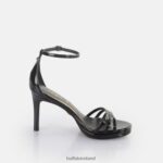 Black Buffalo Melissa 2 heeled sandals vegan |Sandals F06ZHH220 - Image 5