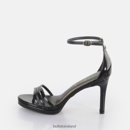 Black Buffalo Melissa 2 heeled sandals vegan |Sandals F06ZHH220