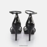 Black Buffalo Melissa 2 heeled sandals vegan |Sandals F06ZHH220 - Image 6