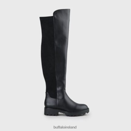Black Buffalo Mireya Overknee Boots vegan |Boots F06ZHH477