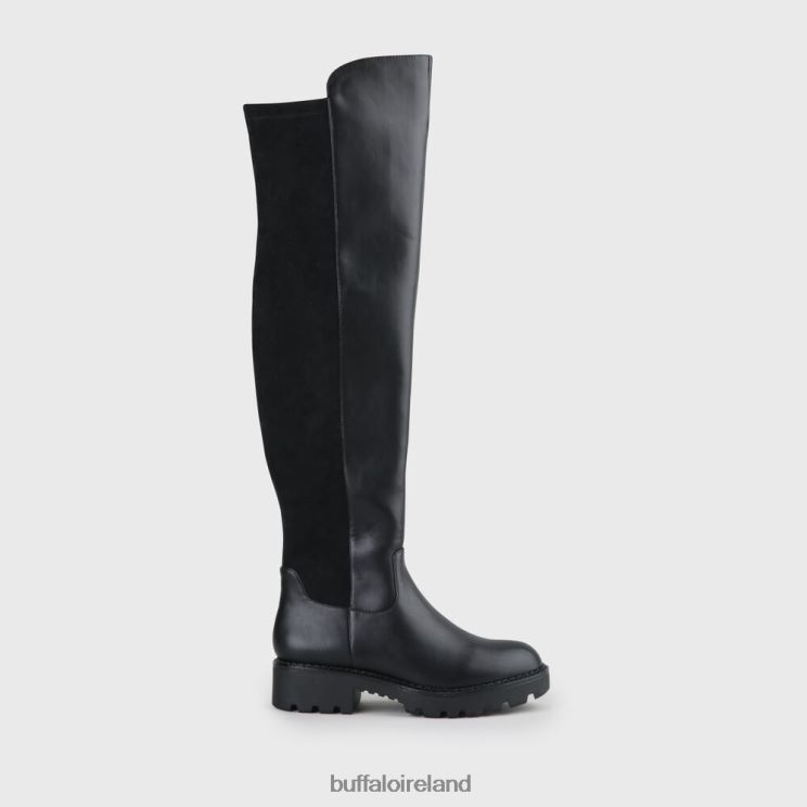 black_buffalo_mireya_overknee_boots_vegan_boots_f06zhh477.jpg Black Buffalo Mireya Overknee Boots vegan |Boots F06ZHH477 - Image 1