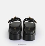 Black Buffalo Noa Ari Platform Sandals vegan |Slides F06ZHH18 - Image 5