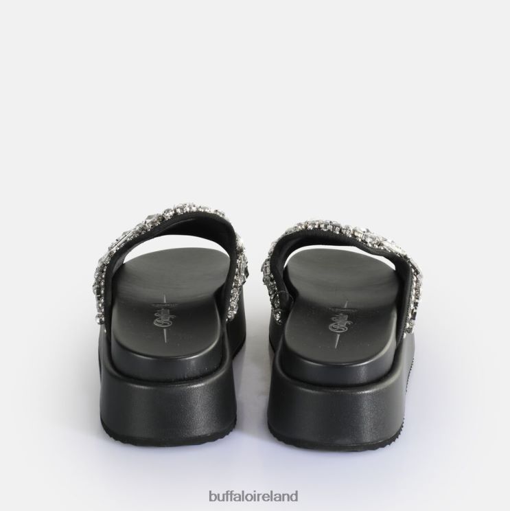 Black Buffalo Noa Glam Slide Platform Sandals vegan |Slides F06ZHH60 - Image 5