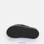 Black Buffalo Noa Glam Slide Platform Sandals vegan |Slides F06ZHH60 - Image 7