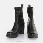 Black Buffalo Oslo Sock Ankle-Boot vegan |Boots F06ZHH838 - Image 4