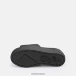 Black Buffalo Paired Sld Sandal vegan |Slides F06ZHH872 - Image 6