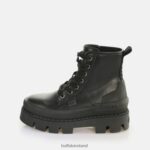 Black Buffalo Raven Laceup HI Ankle-Boot vegan |Boots F06ZHH898