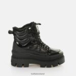 Black Buffalo Raven Snow Laceup Mid Ankle-Boot vegan |Boots F06ZHH304 - Image 5