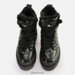 Black Buffalo Raven Snow Laceup Mid Ankle-Boot vegan |Boots F06ZHH304 - Image 6