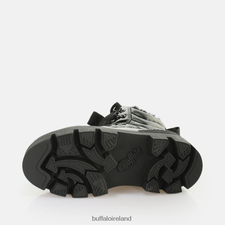 Black Buffalo Raven Snow Laceup Mid Ankle-Boot vegan |Boots F06ZHH304 - Image 7