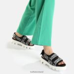 Black Buffalo Raven TEC slide vegan |Sandals F06ZHH640 - Image 2