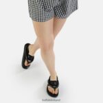 Black Buffalo Rey Flip platform sandals vegan |Slides F06ZHH722 - Image 2