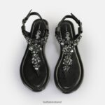Black Buffalo Rhonda Sandals vegan |Sandals F06ZHH94 - Image 2