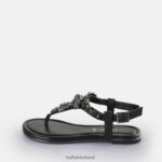 Black Buffalo Rhonda Sandals vegan |Sandals F06ZHH94