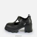 Black Buffalo Riot Jane Loafers vegan |Loafers F06ZHH441