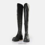 Black Buffalo Riot Over Boot vegan |Boots F06ZHH563 - Image 4