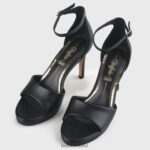 Black Buffalo RONJA SANDAL HEEL IMI NAPPA |Sandals F06ZHH170 - Image 3
