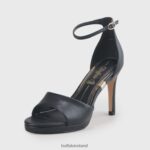 Black Buffalo RONJA SANDAL HEEL IMI NAPPA |Sandals F06ZHH170 - Image 7