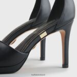 Black Buffalo RONJA SANDAL HEEL IMI NAPPA |Sandals F06ZHH170 - Image 8