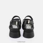 Black Buffalo Rude Ring platform sandal vegan |Sandals F06ZHH154 - Image 5