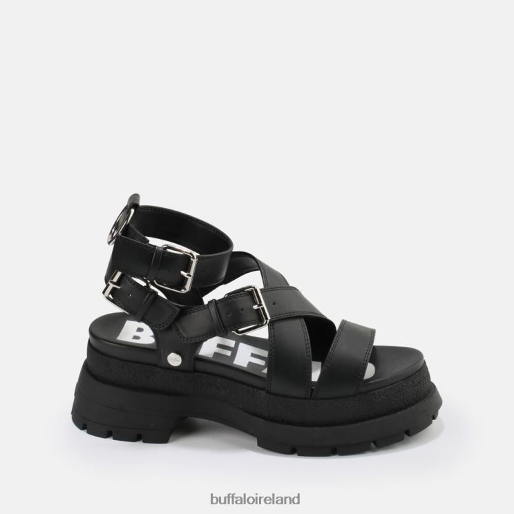 black_buffalo_rude_up_platform_sandal_vegan_sandals_f06zhh764.jpg Black Buffalo Rude Up platform sandal vegan |Sandals F06ZHH764 - Image 1