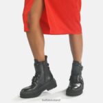 Black Buffalo Sari Ankle Boot calf leather |Boots F06ZHH706 - Image 2