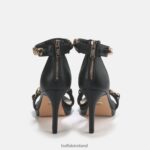 Black Buffalo Serena Chain High-Heel Sandal vegan |Sandals F06ZHH308 - Image 5