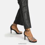Black Buffalo Serena Shine Sandal vegan |Sandals F06ZHH625 - Image 2