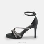 Black Buffalo Serena Shine Sandal vegan |Sandals F06ZHH625