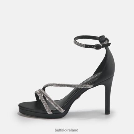 Black Buffalo Serena Shine Sandal vegan |Sandals F06ZHH625