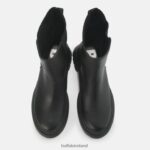 Black Buffalo Shari Bootie Flat vegan |Boots F06ZHH639 - Image 3