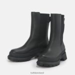 Black Buffalo Shari Bootie Flat vegan |Boots F06ZHH639 - Image 4
