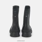Black Buffalo Shari Bootie Flat vegan |Boots F06ZHH639 - Image 5