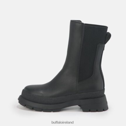 Black Buffalo Shari Bootie Flat vegan |Boots F06ZHH639