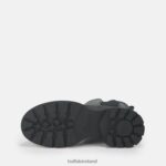 Black Buffalo Shari Bootie Flat vegan |Boots F06ZHH639 - Image 6