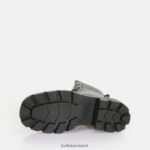 Black Buffalo Square Laceup Mid Ankle Boot |Boots F06ZHH151 - Image 6