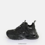 Black Buffalo Triplet Hollow Sneaker Low vegan |Sneakers F06ZHH124