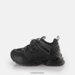 Black Buffalo Triplet Lace Sneakers Low vegan |Sneakers F06ZHH745