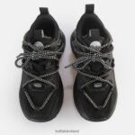Black Buffalo Triplet Lace Sneakers Low vegan |Sneakers F06ZHH745 - Image 3