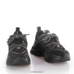 Black Buffalo Triplet Lace Sneakers Low vegan |Sneakers F06ZHH745 - Image 4