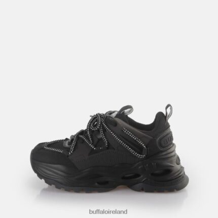 Black Buffalo Triplet Lace Sneakers Low vegan |Sneakers F06ZHH745